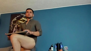 sleazy guy On cam