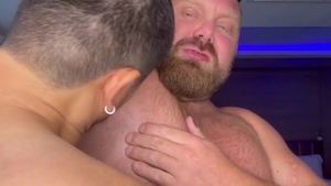 Interracial asian Bear