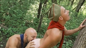 Daddy DICKED His twink unprotected In The Jungle!!