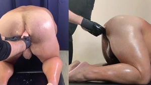 My ass acquires poked By toys And Then he Milks My Load And Eat