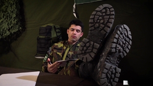 MilitaryDick: Uncut Twink's Office Submission