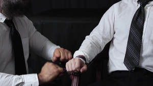 Missionary Boys: Hairy Twink Tied Up for Elderly