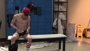 trainer bonks vicious Towel twink twink In Locker Room