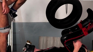 The Fuck Machine Makes James Scream with Pleasure