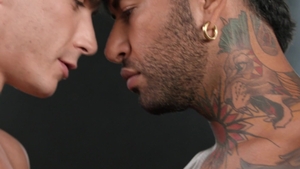 Men: Tongue on Tattooed Holes