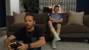 Men: From couch to bed, these buddies share heat