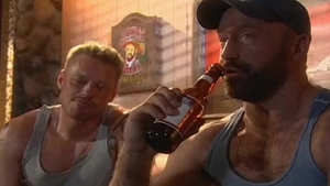 Falcon Studios: Two Hairy Men Go At It Like Animals