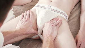 gaycest: Smooth twink blown by big-dick