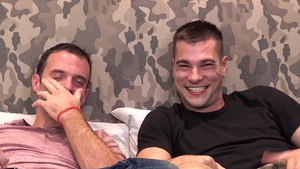 Active Duty: Muscular Brunettes in Action