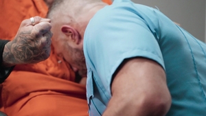 Men: Brown-haired Inmate Filled by Top