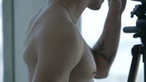 Next Door Male: Teasing Telescope Tugs on the Beach