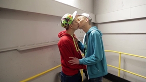 Facial Fun as Twinks Show Off Big Dicks