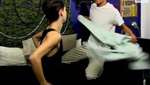Benjamin Rides Robbie's Hard Cock in Style
