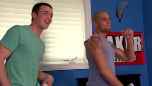 Next Door Twink: Two Young Men Enter, Lovers Leave