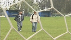 Injury time becomes playtime for these two footballers