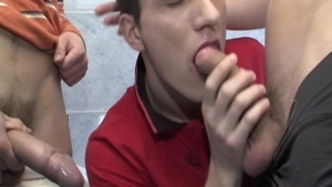 Men's Room Antics with Massive Members