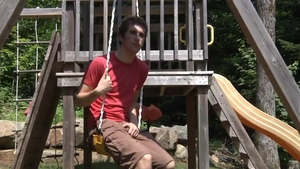 Next Door Twink: Isaac Novac's Outdoor Fingerblast Fantasy