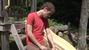 Next Door Twink: Isaac Novac's Outdoor Fingerblast Fantasy