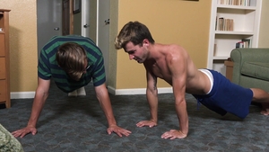 Family Dick: Cum Coats Their Asses and Stomachs