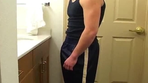 Next Door Male: Horny Hunk Can't Stop Flexing