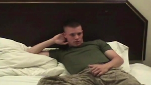 Active Duty: A Young Hunk's Solo Adventure: Shawn Goes Raw