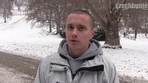 Czech Hunter: Freezing Fun Leads to Hotel Hotness