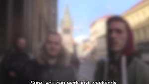 Czech Hunter: A Nervous Encounter at Bar