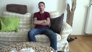 Debt Dandy: Cute Guy's Apartment Debauchery