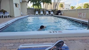 AmateurGayPOV: My Hot Neighbor Swims Laps