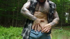 HotAFmen: Frustration Release: Forest Stud's Jack-off