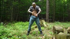 HotAFmen: Frustration Release: Forest Stud's Jack-off