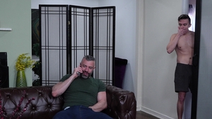 Family Dick: Jerking off to Dad's Raunchy Line