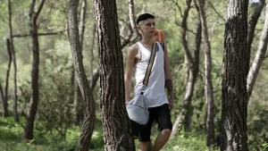 Uncut Cocks Connect in Hidden Outdoor Spot