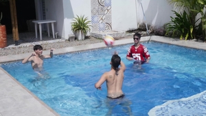 Bareback Party in the Pool