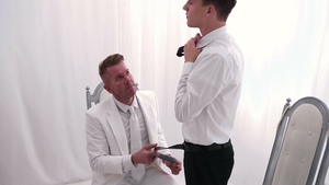 Penetrating Steele's Hole with Glass Dildo
