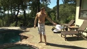 Next Door Male: Smooth Chest Covered in Cream