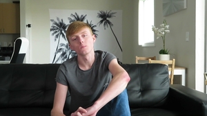 Lean Jock Richie Gets Hard On The Couch Alone