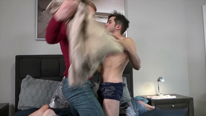 Big cock splits Jos’s ass cheeks