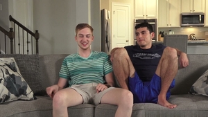 Ethan Plows Xavier's Ass Until He Can't Hold Back