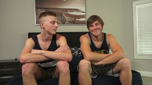 Undressing Jonny: Richie's lips meet with anticipation