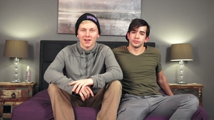 Kinky Cam Shy: Jordan & Jos' Hard Kissing