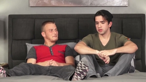 Jason's Throat Filled by Jos's Big Rod