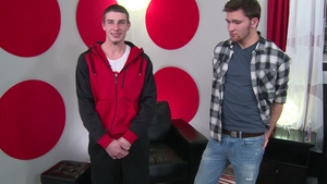 Ian Lays Back for Cage's Big Dick