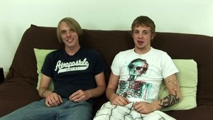 Raw creampie covers Coreys chest and stomach